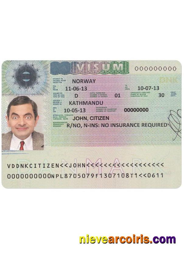 DENMARK visa